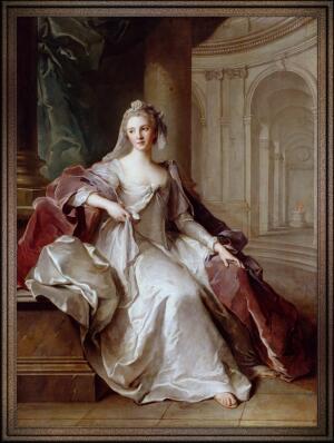 Madame Henriette de France as a Vestal Virgin by Jean-Marc Nattier